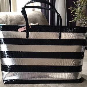 Victoria's secret snakeskin embossed tote bag, new